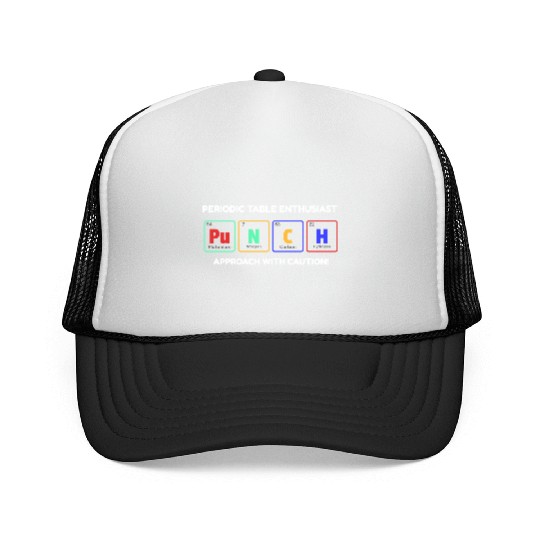 Periodic Table Enthusiast Trucker Caps
