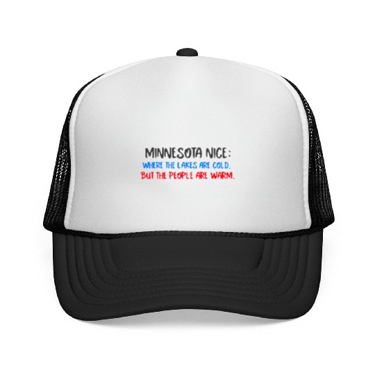 Minnesota Nice People Trucker Caps