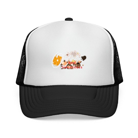 Orange and sweetness Trucker Caps