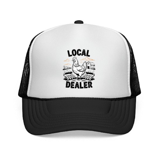 Local Egg Dealer Easter Holiday Easter Egg Hunt Trucker Caps