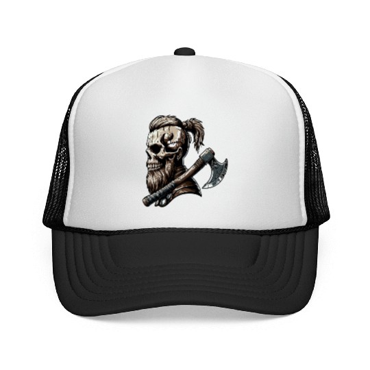 Viking Warrior Man Odin Thor Norman Walhalla Trucker Caps