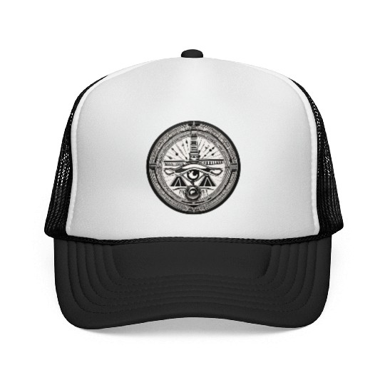 Mystic Eye Seal – Symbol of Vision and Power Trucker Caps