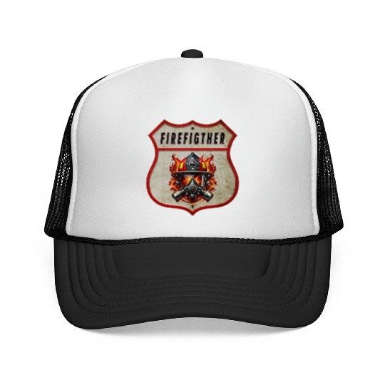 Fire Brigade Coat Of Arms Trucker Caps
