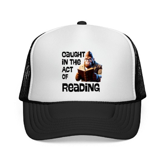 Bigfoot CAUGHT! In the Act of Reading Sasquatch Trucker Caps