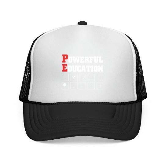 Physical Education Teacher PE Coach Trucker Caps