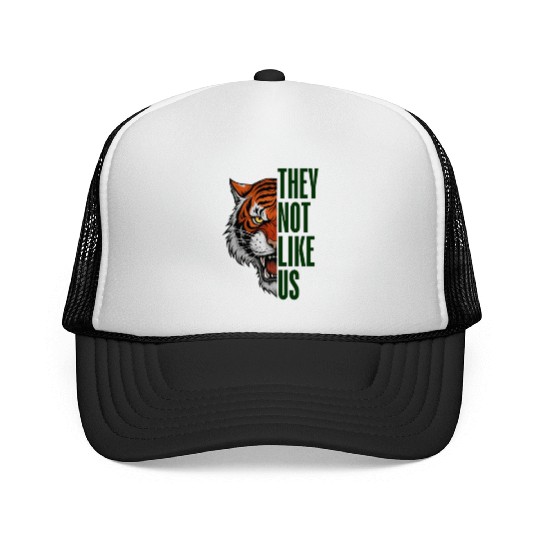 They Not Like Us – Tiger Graphic Trucker Caps