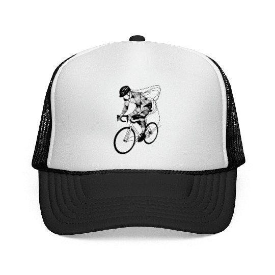 Cycling Boy Trucker Caps