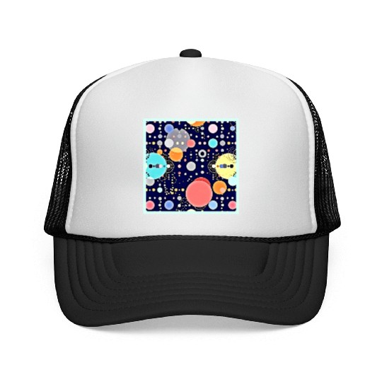 Joyful Bubble Universe Vision Trucker Caps