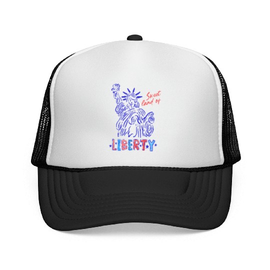 sweet land of liberty Trucker Caps