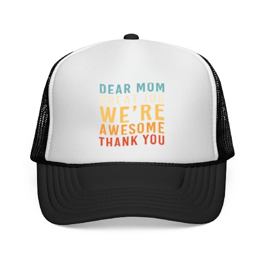Single Mom Mothers Day Single Parent Trucker Caps