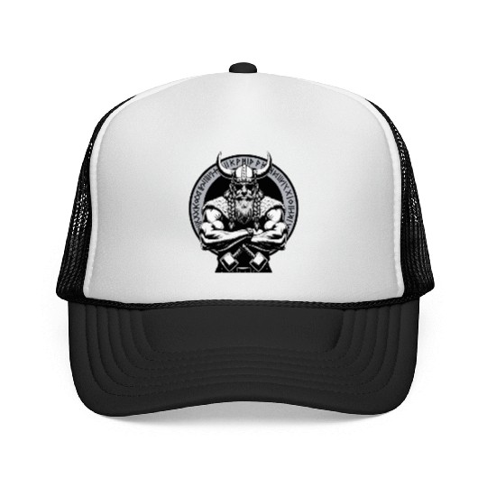 Viking Warrior Man Odin Thor Norman Walhalla Trucker Caps