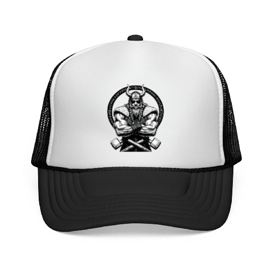 Viking Warrior Man Odin Thor Norman Walhalla Trucker Caps