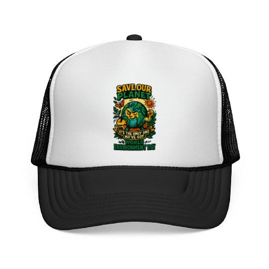 Earth Celebrates World Environment Day Trucker Caps