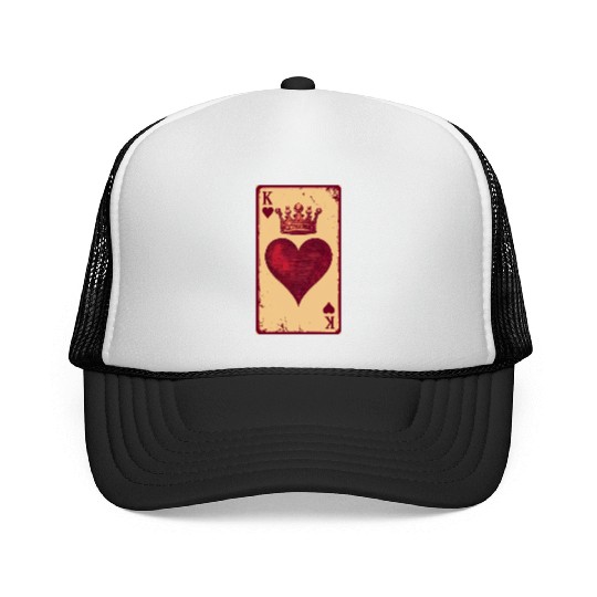 Vintage King of Hearts Trucker Caps