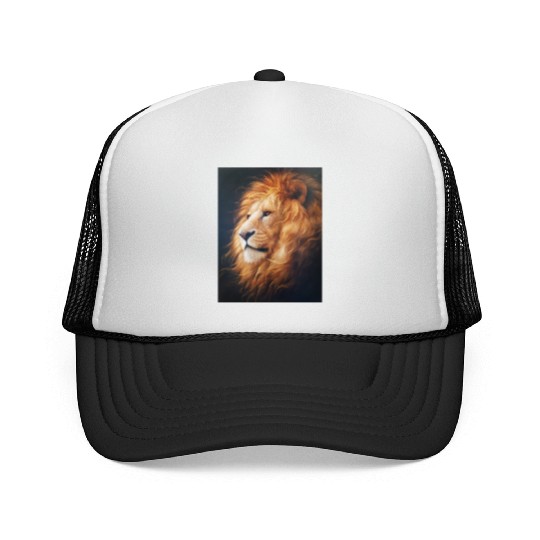 Lion designer logo Trucker Caps