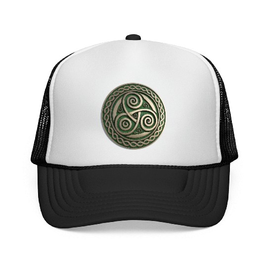 Green Festival Logo Representing Irish Trucker Caps