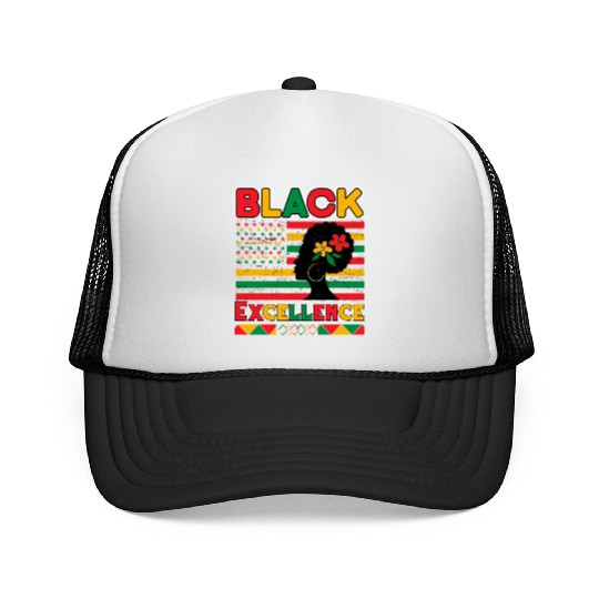Black Pride Black Excellence Juneteenth Trucker Caps