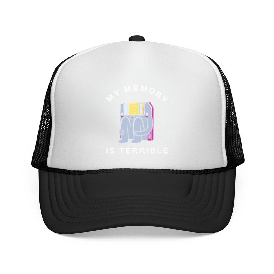 Computer Data Floppy Disk Trucker Caps