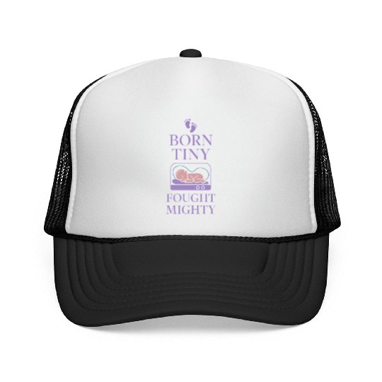 NICU Parent Pride Preemie Warrior Neonatal Trucker Caps