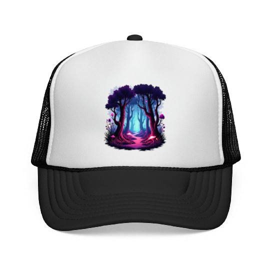 Enchanted Forest Dreamscape Trucker Caps