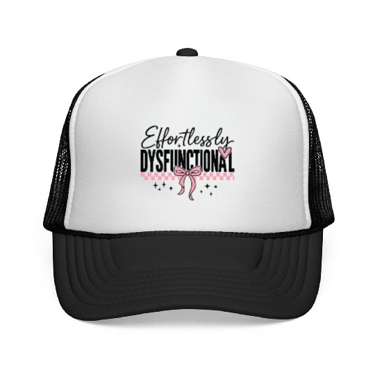 Effortless Hot Mess Trucker Caps