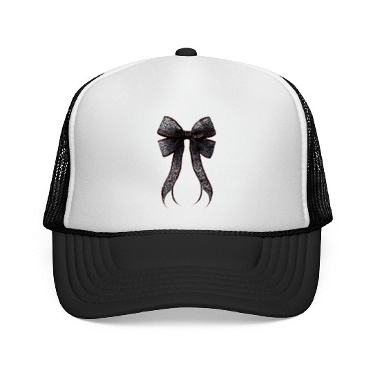 lace bow Trucker Caps