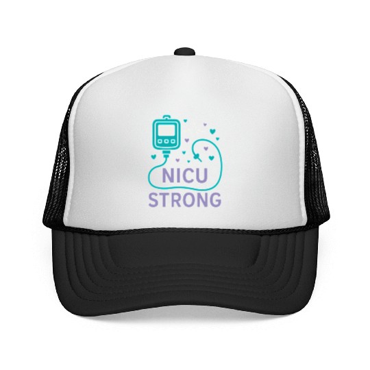 NICU Parent Pride Preemie Warrior Neonatal Trucker Caps