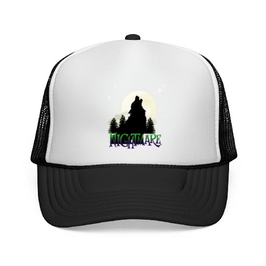 Nightmare Trucker Caps | Dark Aesthetic Horror Trucker Caps for