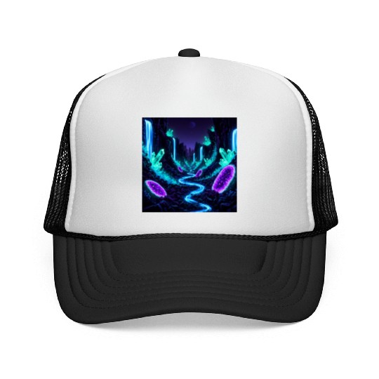 Bioluminescent Crystal Valley Trucker Caps