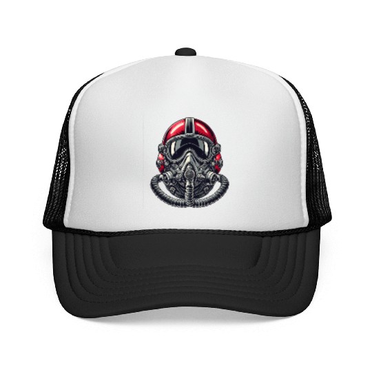 Pilots Helmet Design Trucker Caps
