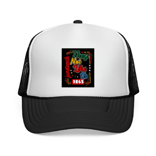 Juneteenth They Not Like Us 1865 Trucker Caps