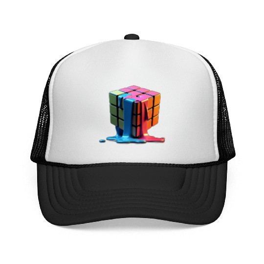 Rubiks Cube Trucker Caps