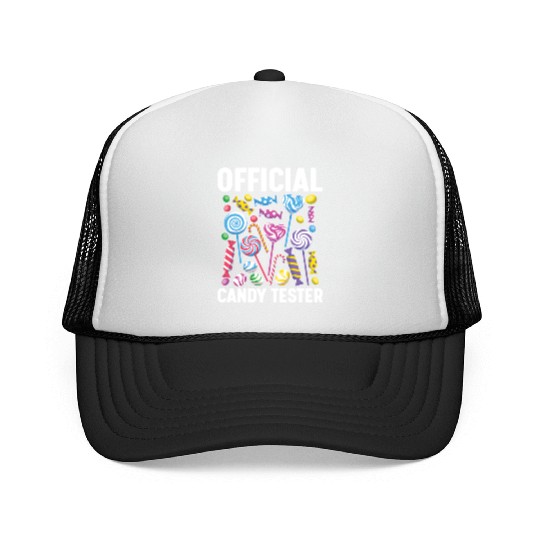 Official Candy Tester Lollipop Sweets 01 Trucker Caps