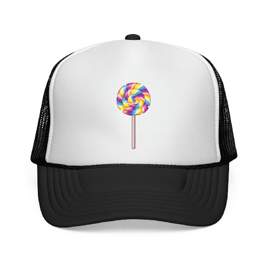 Cute Lollipop Design Lollipop Candy Lover 01 Trucker Caps