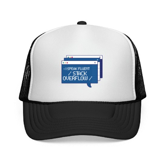 Stack Overflow Computer Scientist Trucker Caps