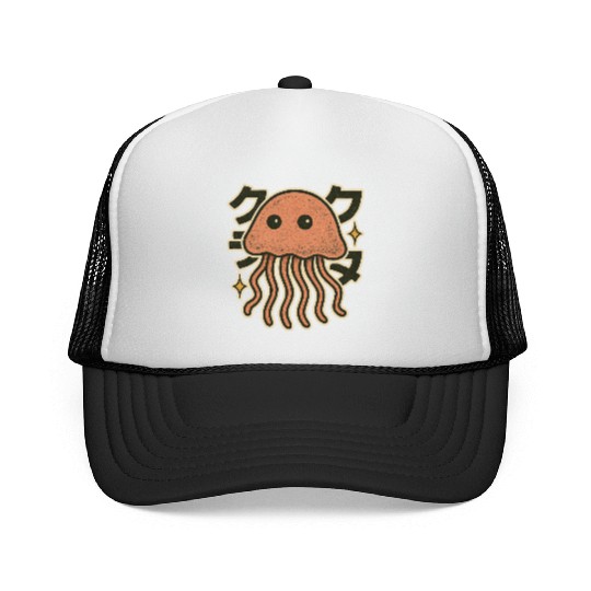 Kawaii Jellyfish Japanese Trucker Caps