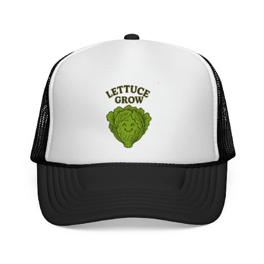Vegetable Gardening Lettuce Trucker Caps