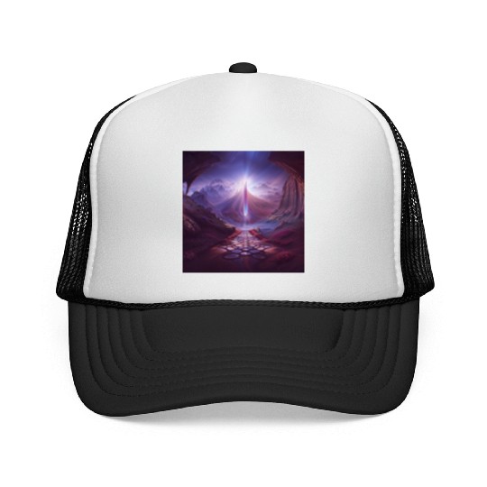 Path to the Crystal of Life Trucker Caps
