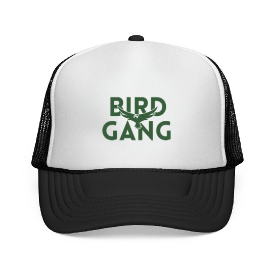 Bird Gang Bold Logo Design Trucker Caps