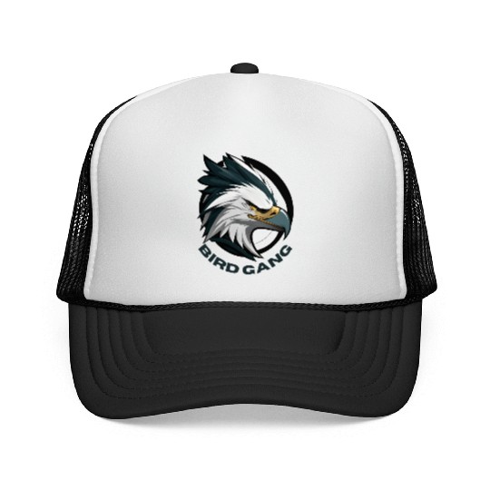 Majestic Eagle Bird Ganging Logo Trucker Caps