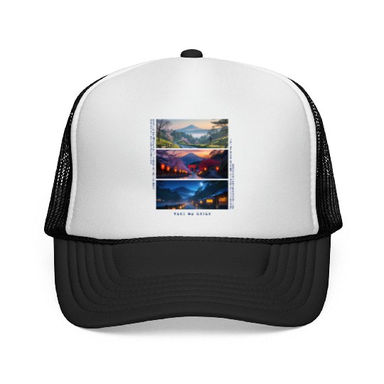 003 - Serene Mount Fuji Nightscapes Trucker Caps
