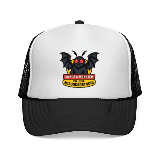 Misunderstood Mothman Trucker Caps
