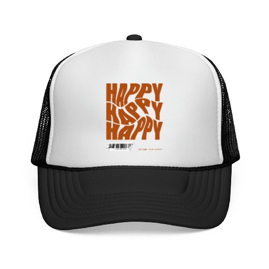 Choose Happy Trucker Caps