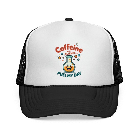 Caffeine and Science Trucker Caps