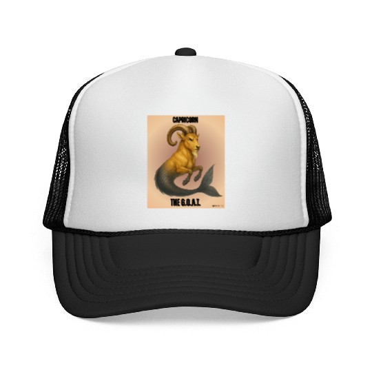Capricorn The Mythical Sea Goat Trucker Caps