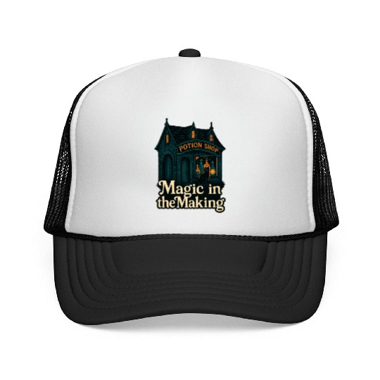 Potion Shop Witchcraft Design Trucker Caps