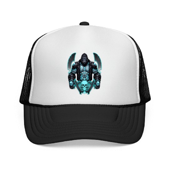 Neon Warrior Gorilla Trucker Caps