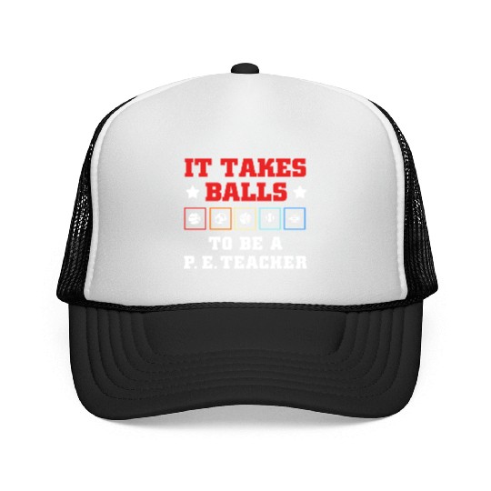 Physical Education School PE Teacher Trucker Caps