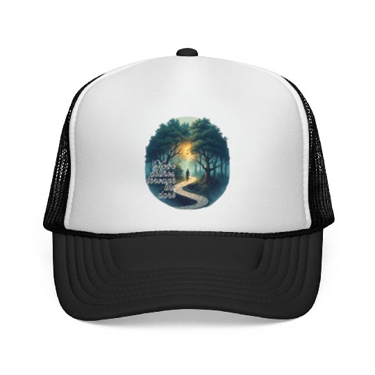 Hope Illuminates the Dark Forest Trucker Caps
