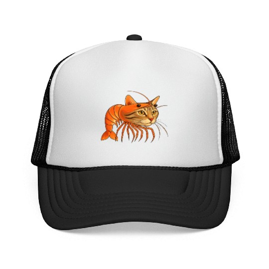 Trippi Troppi Italian Brainrot – Funny Shrimp Cat  Trucker Caps